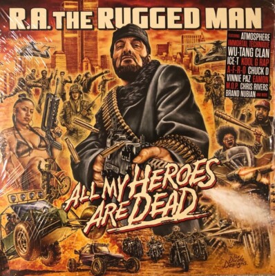 R.A. the Rugged Man - All My Heroes Are Dead - 3xLP - Hip Hop Vinyl New Sealed