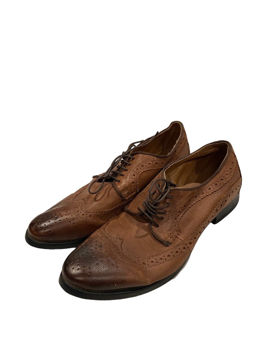 Topman Genuine Leather Brown Dress Shoes Mens Size 10 EUC 