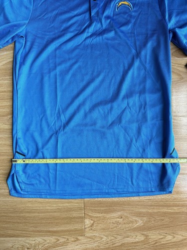 NEU Nike NFL Los Angeles Chargers Dri-Fit geknöpftes Polo (Größe S) 906036-481 UVP 85 $ - Bild 3 von 13