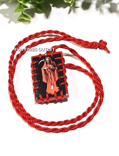 Escapulario De Madera Santa Muerte Proteccion Amuleto Scapular Holy Death Amulet - Picture 4 of 5