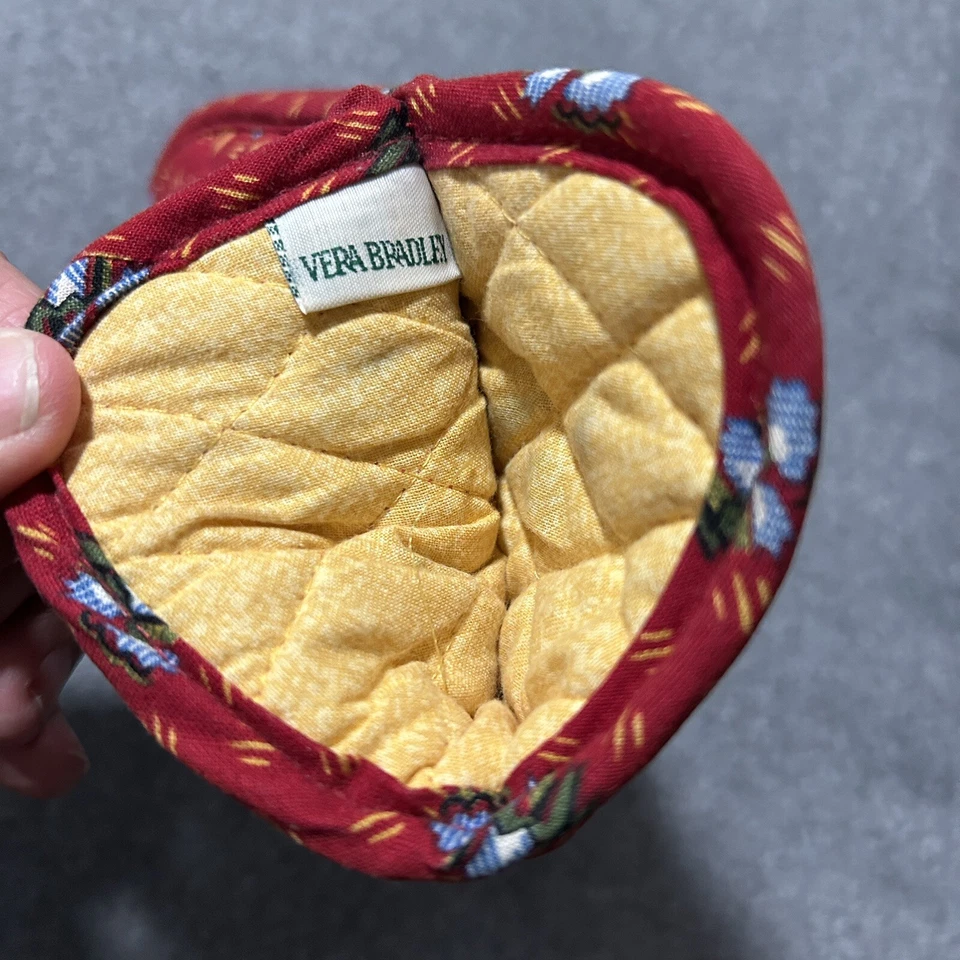 Estuche Doble Gafas Vera Bradley Provincial Rojo Vintage Floral Foto 4 de 4