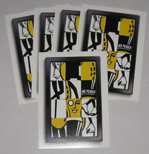  LOT of 5 PLANTERS MR PEANUT PUZZLE POSTCARDS - BRAND NEW