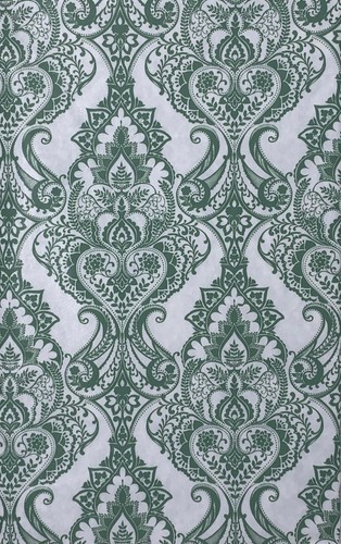 New Damask Baroque Style Cloth Backed Vinyl Tablecloth. Round Square Oblong - Picture 8 of 10