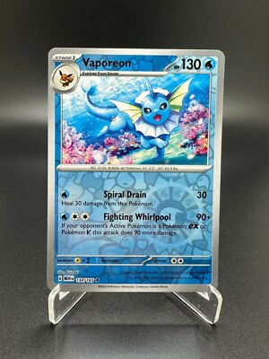 英語版初期　ポケモンカード　Vaporeon holo 1st Edition 英語版初期 ポケモンカード Vaporeon holo 1st Edition Vaporeon