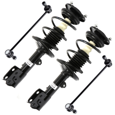 Front Complete Struts Sway Bar End Links For 2009-2013 Toyota