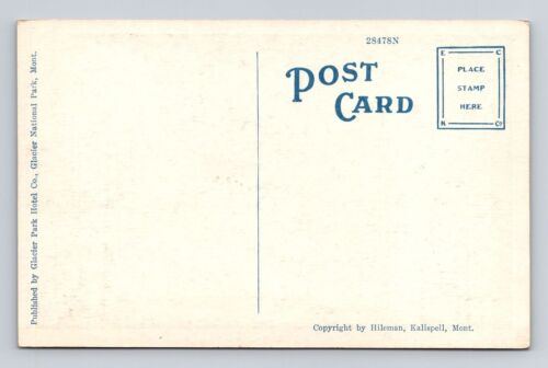Glacier National Park- Twin Falls, Two Medicine Chalets, Vintage Postcard - Picture 2 of 2