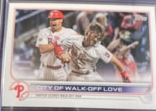 2022 Topps Series 1 Base Set Card #321 Harper City Of Walk-Off Love Near Mint