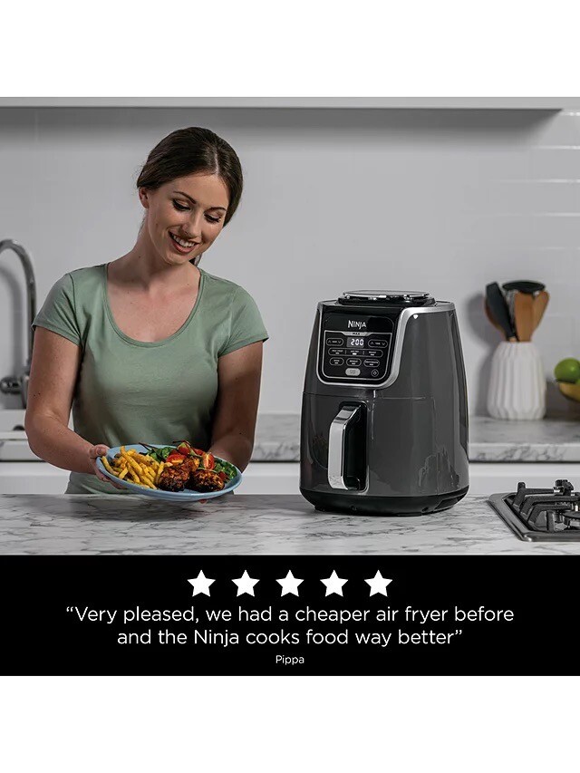 Ninja AF160UK 1750W 5.2L Air Fryer Black (AF160UK) 622356232586 eBay