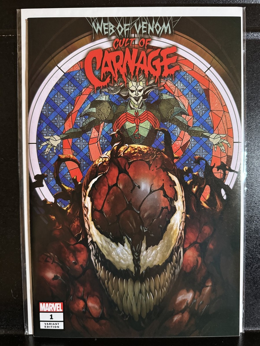 Web of Venom Cult of Carnage #1 The Comic Mint Skan Variant 2019