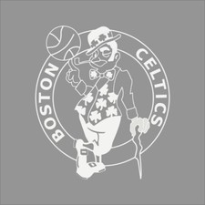 Boston Celtics NBA Team Logo 1 Color Vinyl Decal Car Window Wall