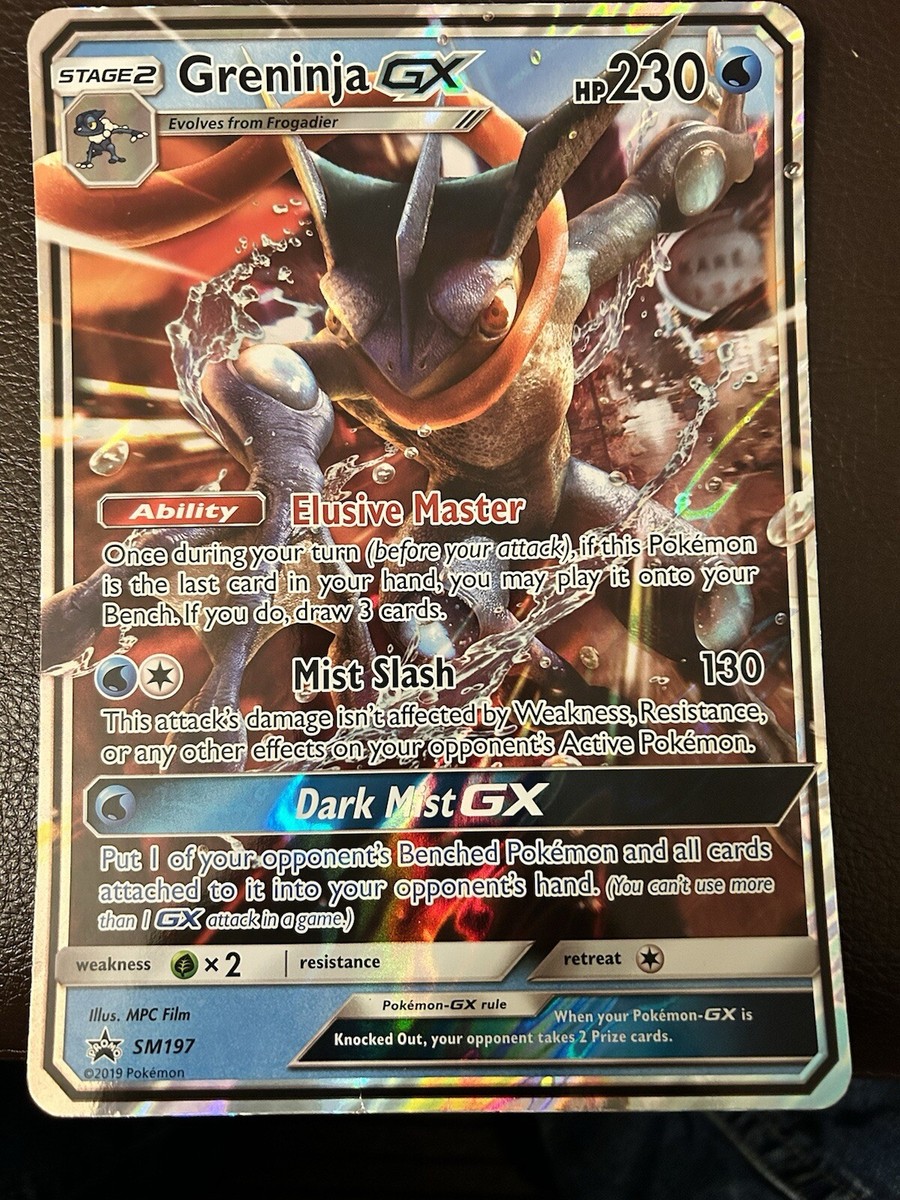 Greninja GX SM197 Sm Promos Jumbo Card Holo Pokémon | eBay