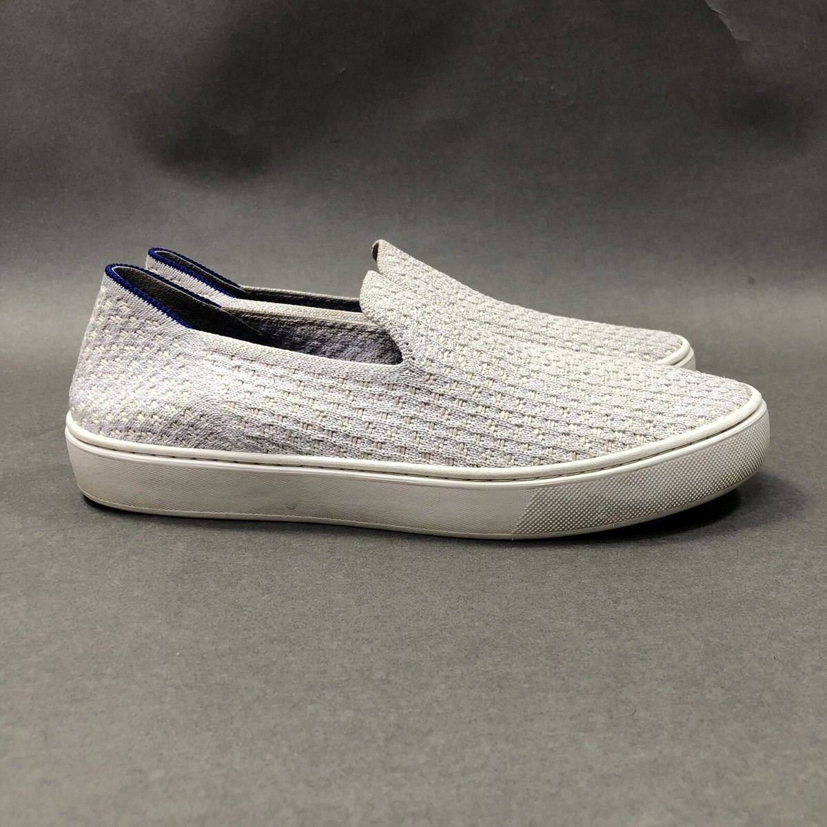 Rothy's The Original Gray Slip On Sneaker Textile Comfort Shoe