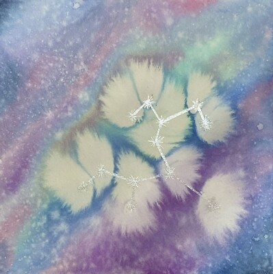 Original Watercolour Picture Watercolour Painting Artwork Postcard Sagittarius Decor