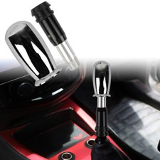 Universal Aluminum Bullet Chrome Automatic Car Gear Shift Knob Shifter