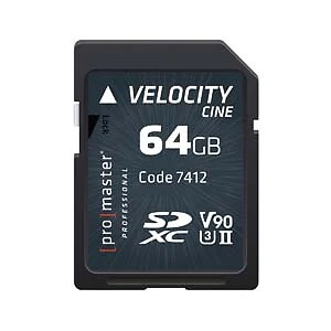 Promaster 64GB Velocity CINE SDXC Memory Card - Image 2 of 2