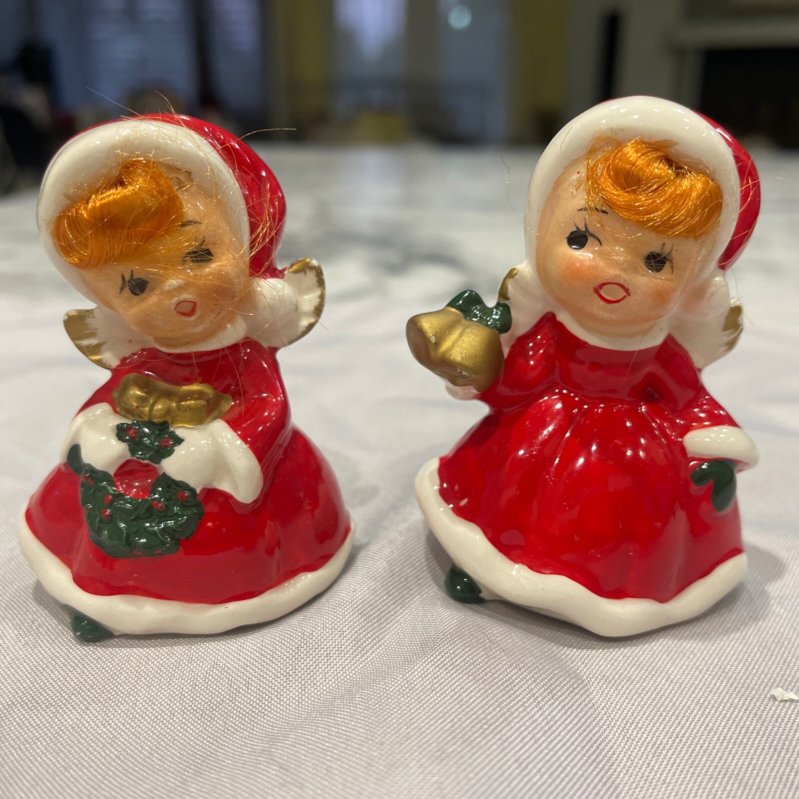 VINTAGE CHRISTMAS FIGURINES 1950S JAPAN