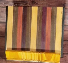 Fine Exotic Hardwood Cutting/Charcuterie/Serving Board 12"W x 12"H -Made in USA