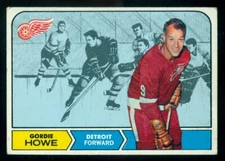 1968-69 TOPPS NHL #29 Gordie Howe HOF MR HOCKEY VG-EX DETROIT REDWINGS Card