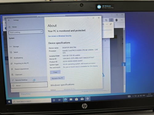 HP ProBook 430 G3 Laptop Intel i5-6200u 2.2GHz 8GB RAM 256 SSD Win 10 Pro *READ* - Picture 3 of 21