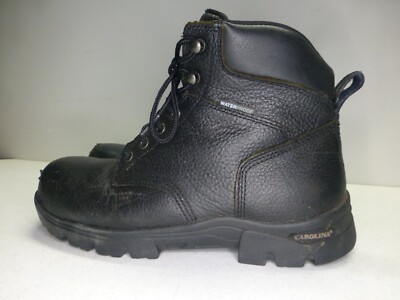 Carolina Steel Toe Mens Size 10-D Heavy Duty Leather Rubber Work Boots 