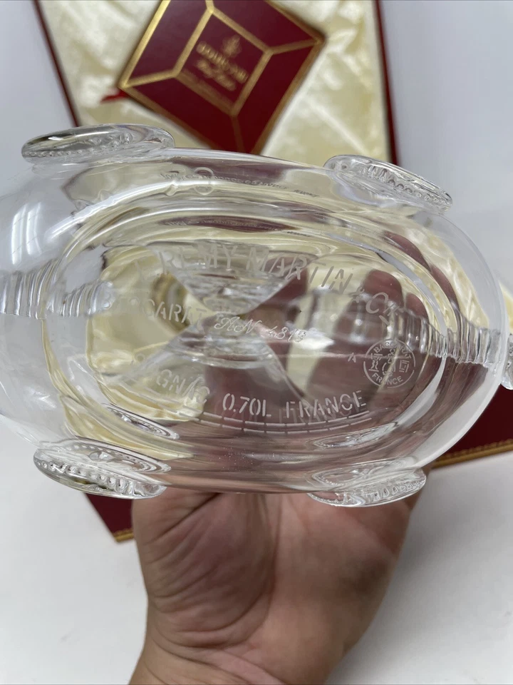 Remy Martin Luis XIII Baccarat Cristal Botella Vacía y Tapón con Caja Foto 3 de 4