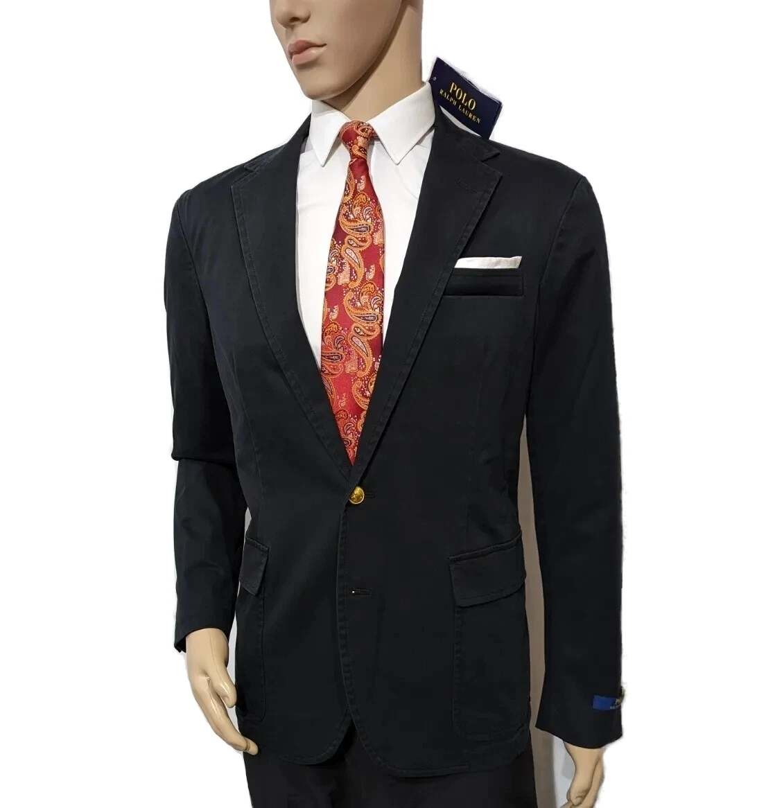 BNWT Ralph Lauren Polo Mens Stretch Cotton Slim Fit Sport Blazer UK M 38R RP 345
