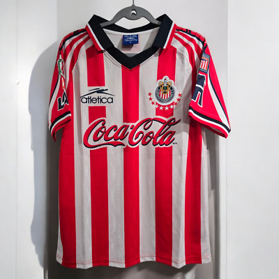 Chivas Guadalajara Home 98/99 - Retro - Red- Football Soccer - 2XL