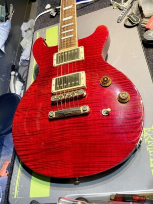Gibson] Les Paul Standard DC Plus Trans Red 2004 Electric Guitar