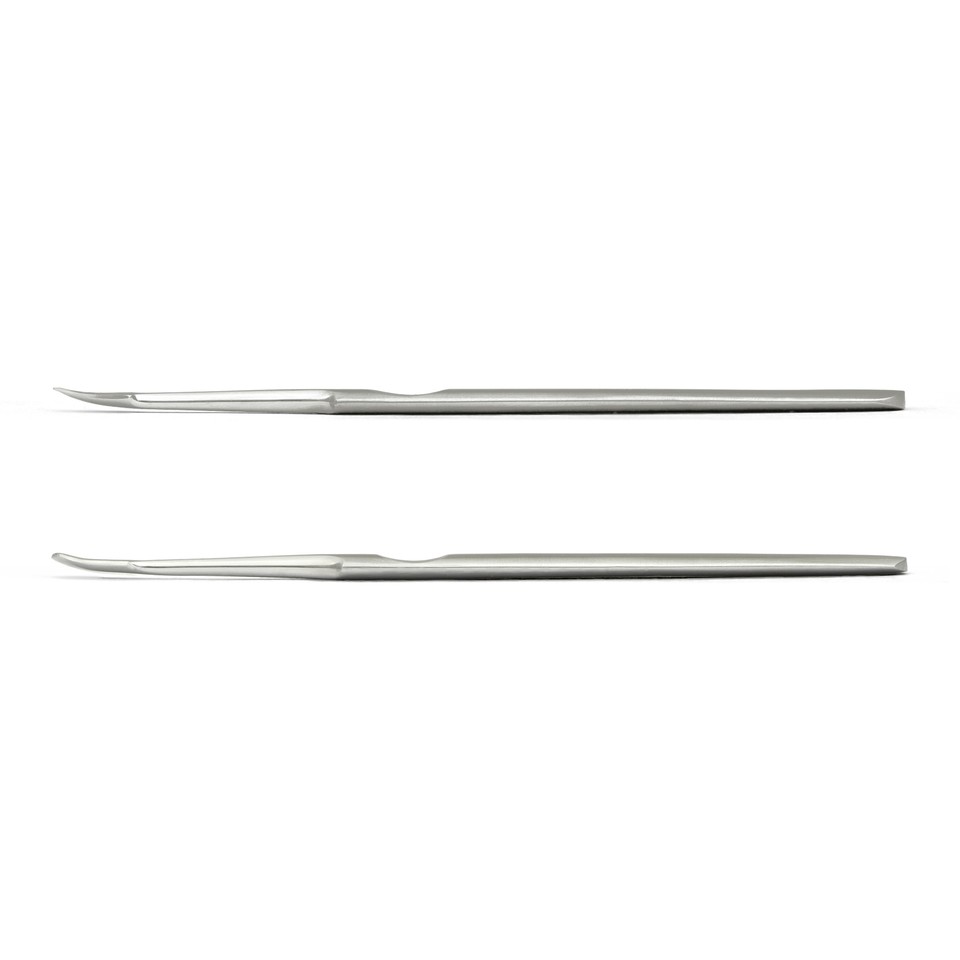 Mont Bleu Nagelknipser Set – 2 Gebogene Nagelknipser Aus Edelstahl, Ergonomisch & Extra Scharf