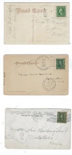 Three ca. 1907-1913 Oregon PPCs, Siletz, Crabtree, to Mitchell