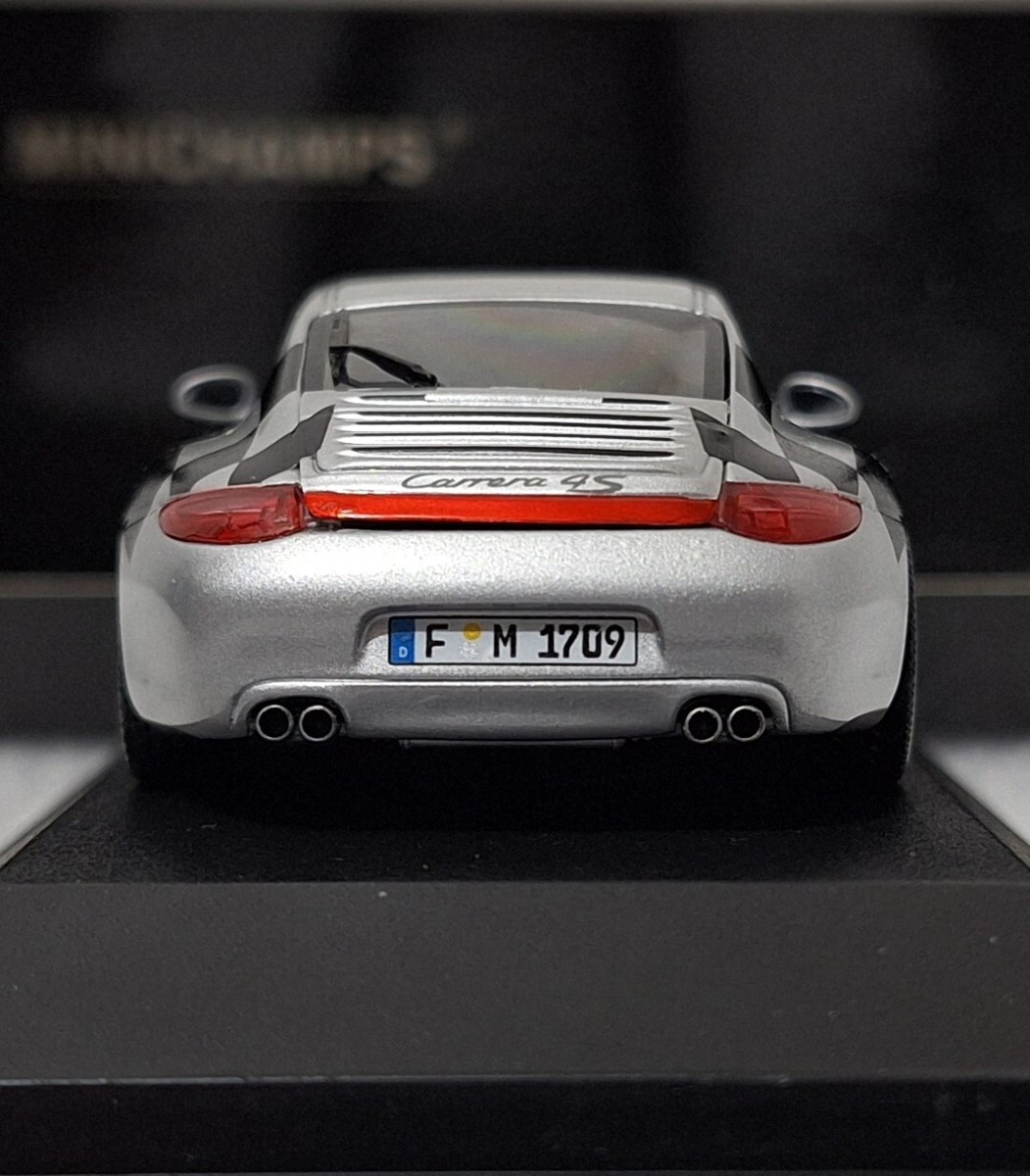 ミニチャンプス1/64 ポルシェ911カレラs 2008 ミニチャンプス