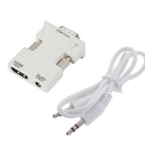 HDMI to VGA Male To Female Adapter Cable 1080P Digital to Analog Video AA';x - Photo 7/9