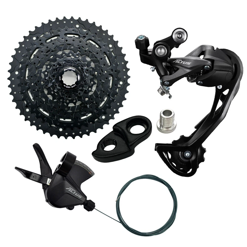 Shimano ALTUS 1x9 Speed w SunRace CM993 11 50T Cassette Groupset