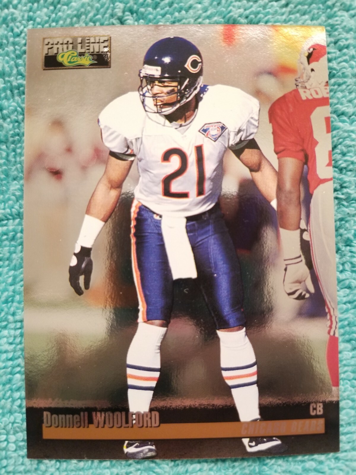 1995 CLASSIC PRO LINE SILVER DONNELL WOOLFORD #169 CHICAGO BEARS | eBay