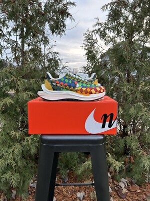 Nike Vapor Waffle Woven x Sacai x JPG  Green Gusto  Size 11 Brand New