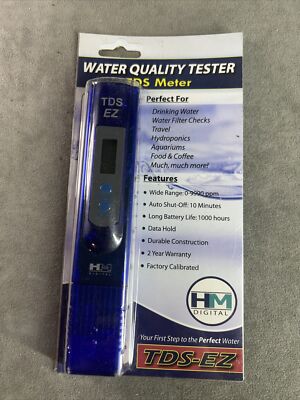 TDS EZ Meter Bio Digital Water Particle Liquid Analyzer Device Auto Sampler New