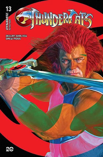 THUNDERCATS #13 Dynamite Entertainment COVER W FOC SPEARS RED BKGR (S7)