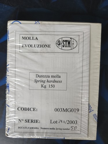 STM EVOLUTION SPRING FOR FYA-M040 CLUTCH 003MG019 Lot 17b/2004 N.572 / 150 kg. - Picture 2 of 5