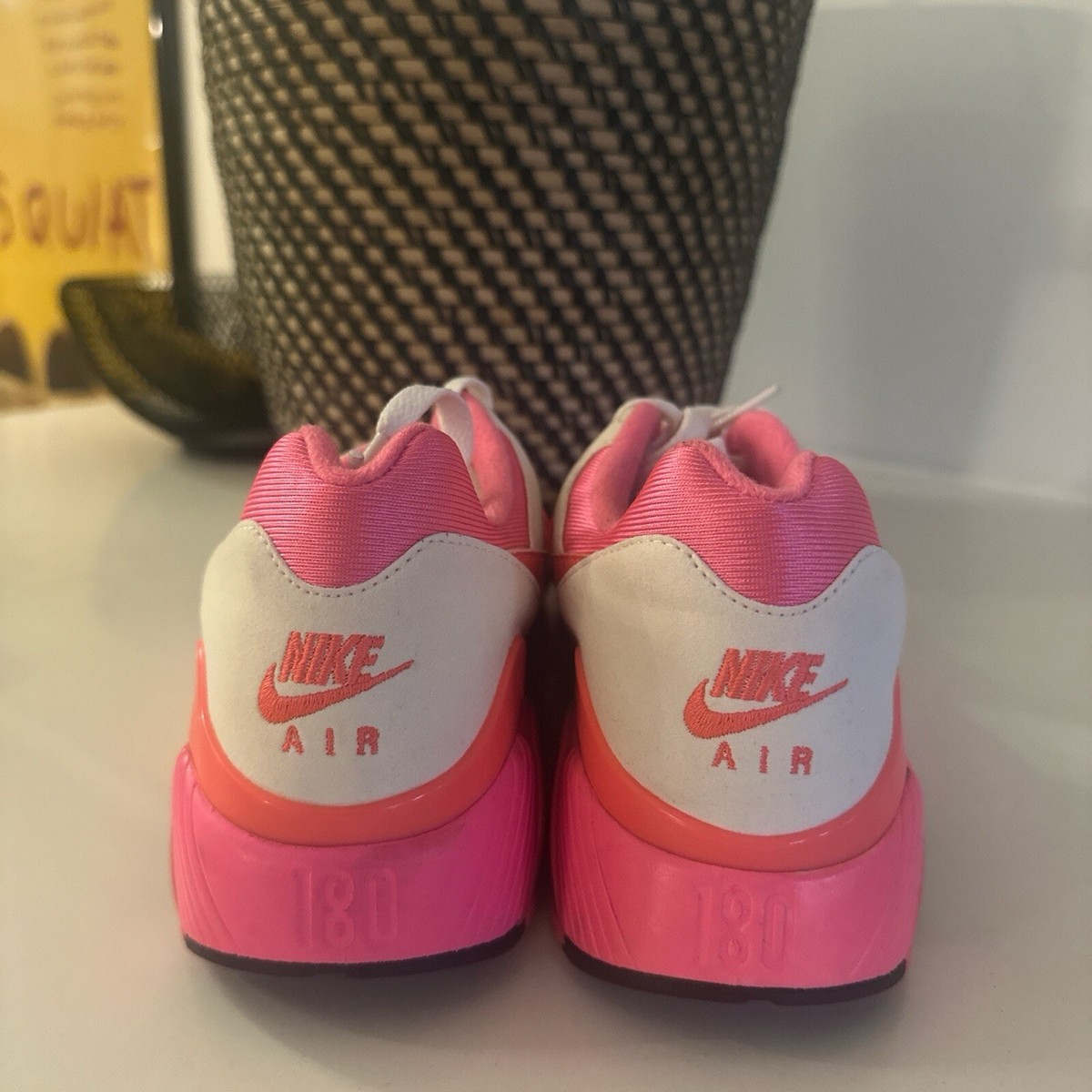 Size 8 - Nike Comme des Garçons x Air Max 180 White Pink