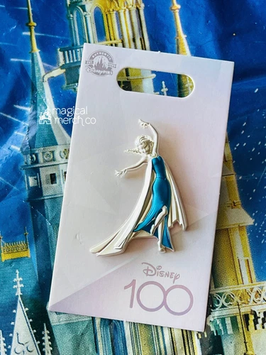 2023 Disney Platinum 100 Years of Wonder 100th Anniversary Frozen Elsa D100 Pin