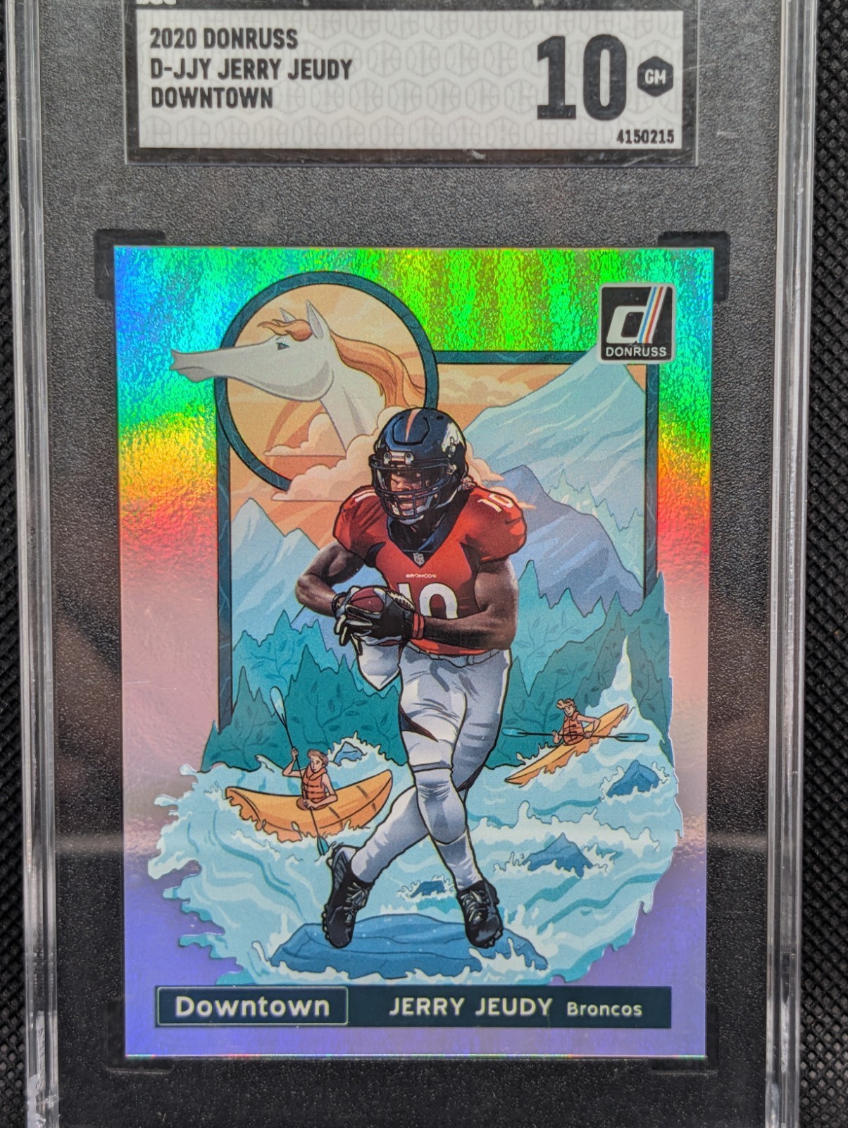 2020 Panini Donruss - Downtown! Jerry Jeudy #D-JJY (RC)