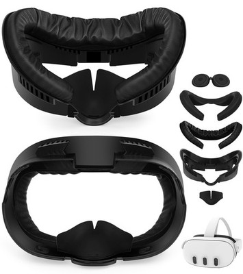 Facial Interface & Face Pad Cushion Compatible with Meta/Oculus Quest 3 Acces...