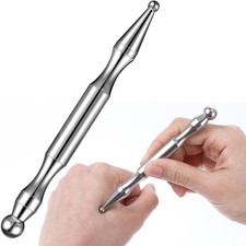 Acupuncture Pen,1 Pcs Stainless Steel Deep Tissue Massager Tool Dual Head...