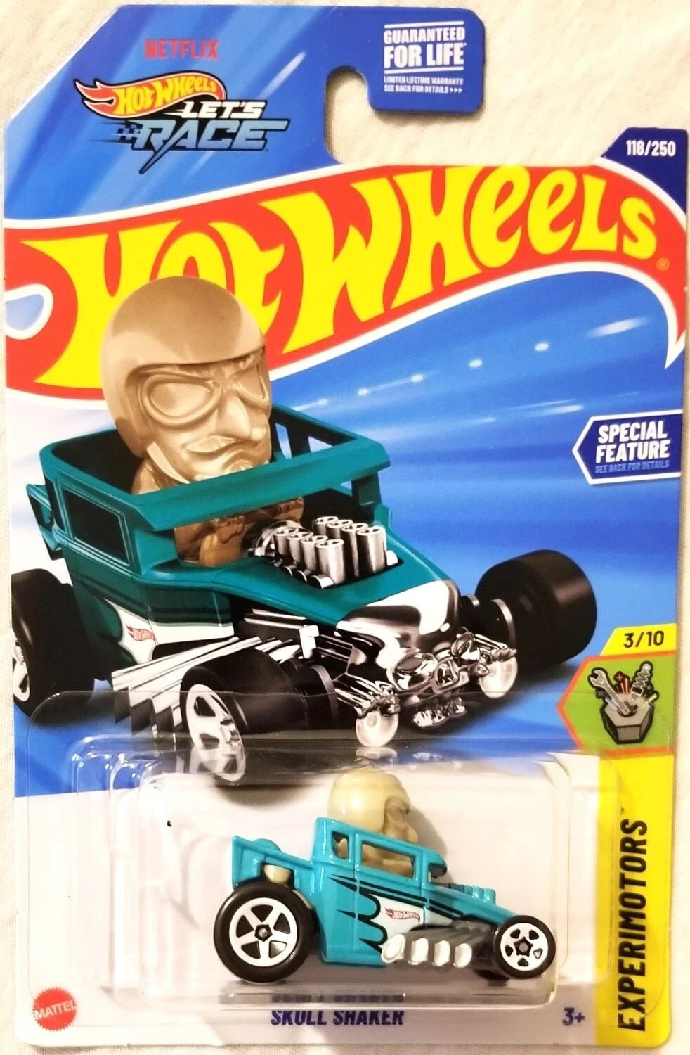 2025 Hot Wheels New * Skull Shaker*  Turquoise  & Free Shipping 