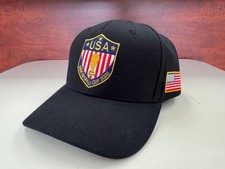 Copa Mundial de la FIFA 2026 MEX USA CAN Negro Blanco Rojo Premium Detallado Bordado Sombrero
