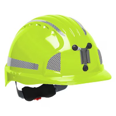 Pip 280-Ev6151mcr2-Ly Hard Hat, Jsp, Hdpe, 6 Point Ratchet, Type 1, Class C, Red