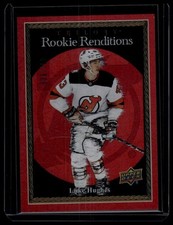 2023-24 Trilogy hockey #RR-6 Luke Hughes Rookie Renditions Red #/799