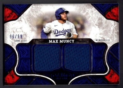 2025 Topps Tier One #T1R-MJM Max Muncy Tier One Relics Blue Dual