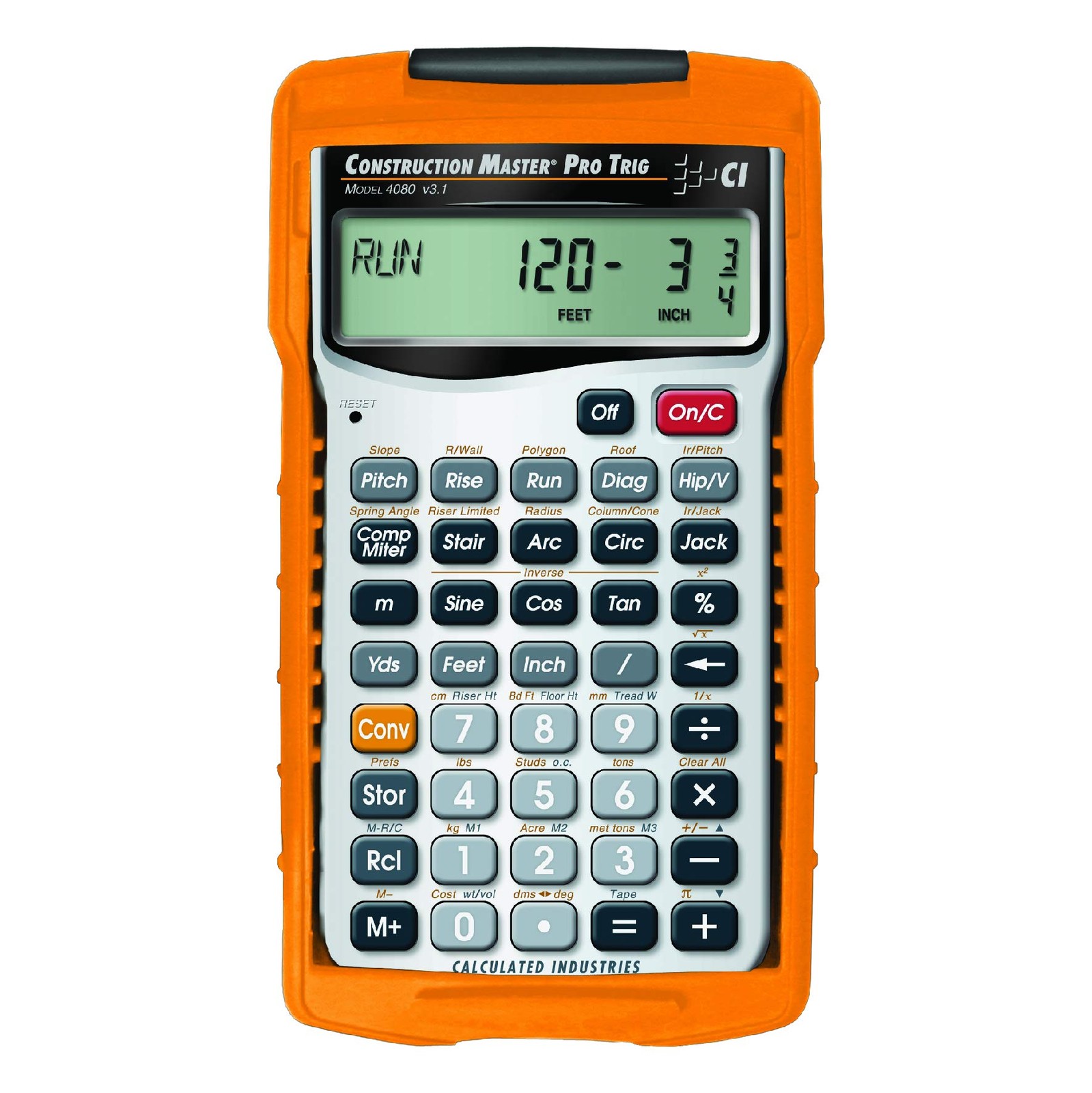 Construction Master Pro 4080 Trig Advanced Math Feet-Inch