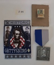 BSA Gettysburg Trail Patch / Medal / Pin Lot (F54)